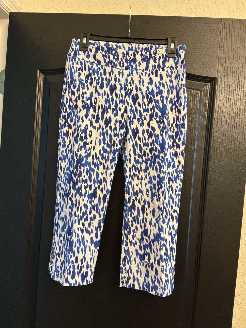Counterparts Blue and White Printed Cropped Pants